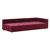 arne ベンチソファ ベンチ イス 背もたれ 肘掛け 片肘付き コーナーソファー Baggy DX-L 3×8 モケット パープルピンク