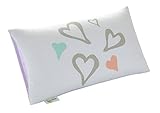 Greenbuds Abstract Affection Organic Cotton Toddler Pillow Cover by Greenbuds