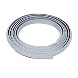 ideamall ゴムモール エアロ モール プロテクターモール T字 5mm×7mm 両面テープ付き 3m (グレー)