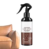 Rebornsun ハンドバッグ用レザーローション、ジャケット用レザーコンディショナー | レザーパースモイスチャライザー 300ml - ハンドバッグ、ソファ、ジャケット、家具、財布など用のレザー ローション クリーナーおよびコンディショナー