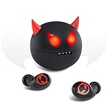 ワイヤレス イヤホン 小悪魔 bluetooth イヤホン可愛い  自動ペアリング ブルートゥース イヤホン AAC対応 即時接続 自動ペア