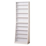 クロシオ SOHO書棚 W60 ホワイト 幅60cm 高さ180cm コミック収納 A4本棚