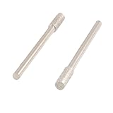 uxcell　ダイヤモンドマウント ポイント　研削ビット　円筒形ヘッド　45mm長さ　4x 4mm