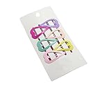 YueLian　可愛い　ヘアピン　ヘアアクセサリー　髪飾り　髪留め　女の子　ベビー　パーティー　結婚式　通学 6個セット（ハート形）