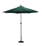 武田コーポレーション 【パラソル・パティオ・ガーデン】 アルミ ガーデンパラソル 250開閉 ハンドル付き グリーン