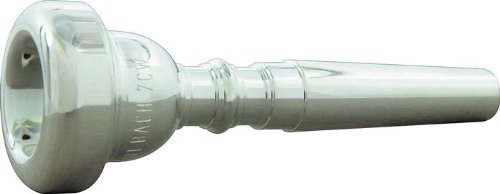 BACH trumpet mouthpiece 7CW silver-plated finish