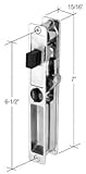 C.R. LAURENCE C1099 CRL Chrome Flush Mount Handle Set with 6-1/2" Screw Holes for Crossly Doors C.R.