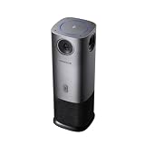 MAXHUB 360度全方位WEBカメラ (AI搭載4Kカメラ 半径5m集音マイク スピーカー内蔵) 360度カメラ web会議 会議用 UCM40