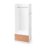 Disney　ディズニー　キッズ収納ラック　ミッキーマウス　ナチュラル×ホワイト　タイプ:Ａ