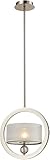 Elk 31291/1 12 by 12-Inch Corisande 1-Light Wall Sconce with Clear Glass Shade, Polished Nickel Fini