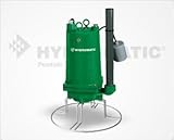 Hydromatic HPGR200A2-2 Single-Seal High Head Sewage Pump 2 HP Cast Iron, Tethered Switch 1-1/4-Inch 