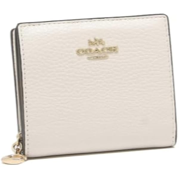Amazon | [コーチ] アウトレット 二つ折り財布 ミニ財布 ホワイト