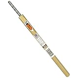 千吉 キリ 坪錐 角 径6mm 埋木・円筒状の穴あけ用 奥行1.9×高さ28.5×幅1.9cm