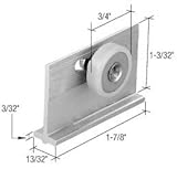 C・R・Laurence m6233 CRL 3 / 4 "スライドシャワードアローラーとブラケット