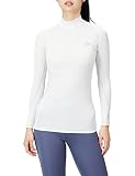 FILA(フィラ) 水陸両用スポーツインナー 長袖 ハイネック コンプレッションシャツ UVカット ドライ 445406K 445406K WT WT 3L レディース