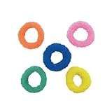 ホテルアメニティ ヘアゴム 業務用 パイルゴム Mサイズ (外径約40×10mm) 全5色 おまかせアソート200個セット