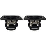 JINGERL 10Wフルレンジスピーカー2.5インチ4Ωポータブルスピーカードライバー65mmマルチメディアスピーカー DIY.ホームシアターサウンドシステム2ピース用 (Size : 2pcs)