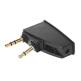 飛行機航空会社フライトステレオヘッドフォン 3.5 ミリメートルアダプター ForQC45 QC35 QC3 QC25 QC20 イヤホン航空会社アダプター航空会社フライトアダプター