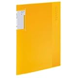 コクヨ(KOKUYO) ファイル クリヤーブック ノビータ 固定式 A4 40枚 黄 ラ-NV40Y