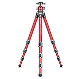 Leofoto レオフォト LA-284C+LH-30R (FR) フルレッド カーボン三脚