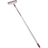 千吉 アルミ柄レーキ 1350mm