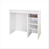 MiHAMAの家具 ゴミ箱上ラック キッチンラック 棚 おしゃれ ホワイト 幅90 奥行45 高さ83