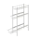 HEIAN SHINDO サイドラック 壁面収納ラック ホワイト 幅20×奥行43×高70cm LH-10 平安伸銅工業