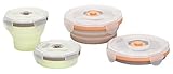 Babymoov Silicone Containers Set - Grey/Green - 4 ct by Babymoov