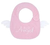 日本製（AngelDEPT.）　サイド止めエンジェルビブ・ピンク　スタイ ・ビブ・よだれかけ　今治タオル