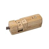 Fargo 電源タップ TAPKING T4 PD30W 回転式AC差込口 USB TYPE-C TYPE-A ポート (ベージュウッド, PD30W)