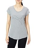[プーマ] 半袖 Tシャツ トレーニング ドライ パフォーマンスヘザーキャットTシャツW 520614【Amazon.co.jp限定】 レディース ミディアムグレーヘザー(03) S