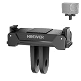 NEEWER 磁気マウントアダプター DJI Osmo Action 5 Pro 4 3対応 クイックリリースマウントベース 2プロングコネクター付き 三脚 自撮り棒 Vlogアクセサリー GP-73