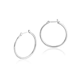 [Puente] [医師監修] ピアス メンズ フープピアス フープ リング リングピアス レディース 金属アレルギー対応 ステンレス 両耳 両耳セット シンプル 小さめ 小ぶり 小さい 20mm シルバー 20g