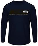 Seattle Seahawksメンズ長袖合成Storm Shirt Navyビッグ＆トールサイズ 3X