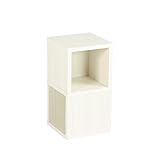 arne 壁掛け棚 ウォールラック シェルフ 2段 Sサイズ Wall Rack Cube S-2 ホワイトウッド