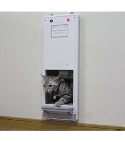 Amazon | サンセイ 国産工事不要スチールパネルキャットドアS型(サッシ