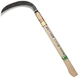 三日月型 中厚鎌 180mm 椎360mmコブ柄付