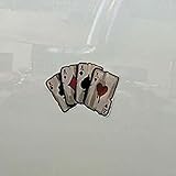 YANGPeng 蛍光ステッカー、反射、発光、遊んでカードAパーソナリティ ホイールステッカー車 ステッカー デカールフェンダー デコレーションステッカー再帰反射 耐水 車 玄関 控え