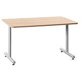 ミーティングテーブル　MTS　角形・幅1200×奥行き750mm カラー:オーク