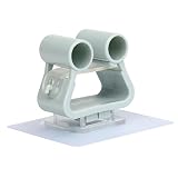 Miklan Convenience壁マウントMop傘ホルダーブラシほうきハンガーストレージラックキッチンツール1個 グレイ