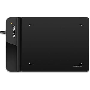 XPPen ペンタブ 4*3インチ 2mm超薄型 OSU!ゲーム用 イラスト 電子署名 在宅勤務対応 充電不要ペン 8192レベル筆圧 両利き 初心者 黒 StarG430S