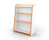 JAJAN(ジャジャン) ほんだな レギュラータイプ 幅63cm オレンジ【キッズファニチャーシリーズ】〔子供家具・ジュニア家具〕