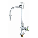 T & S真鍮bl-5707 – 01シングル温度Vandal Resistantリジッド真空遮断器ノズル鋸歯状先端Laboratory蛇口
