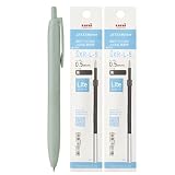 三菱鉛筆 ジェットストリーム シングル 0.5mm 【 セージ 】 （Lite touch ink搭載） 替え芯 2本セット