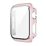 アップルウォッチ カバー apple watch ケース 【高級仕様】 保護 Pellforia ネイビー 紺 × ローズゴールド 45mm Serise 7 8