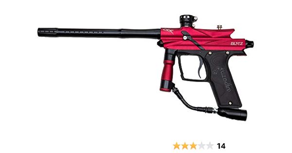 Amazon Co Jp Azodin Blitz Evo電子ペイントボールマーカーガン レッド Diy 工具 ガーデン
