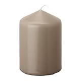 香りなしキャンドル ブロックタイプ 10cm グレー [並行輸入品]