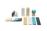 14 Piece Tegu Magnetic Wooden Block Set, Blues by Tegu [並行輸入品]