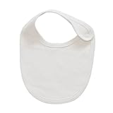 BabywearUK STUD BIB WITH FRONT POPPER - British Made by BabywearUK
