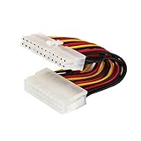 A-CRAFT ATX オス24ピン メス20ピン PSU pin 電源アダプタ 変換ケーブル